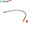 Customized Length Cable Assembly 30cm SMA Female Bulkhead To CRC9 Male Right Angle Connector For RG174 Pigtail Cable